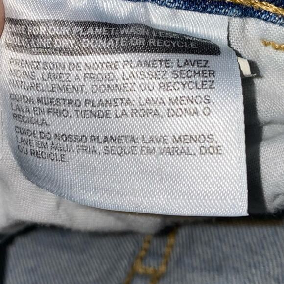 Levi’s Mile High Cropped Wide Leg Denim Jeans - Picture 5 of 6